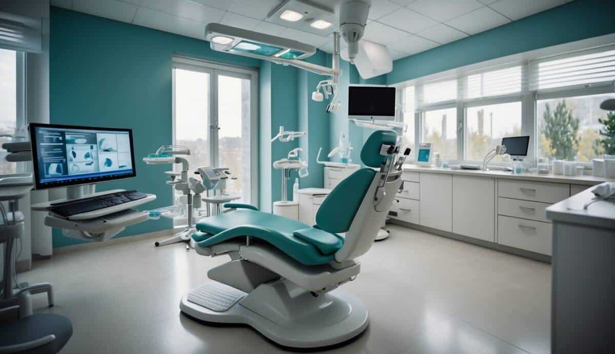 A modern dental office with five top dentists in Avilés, equipped with advanced tools and technology for essential dental services