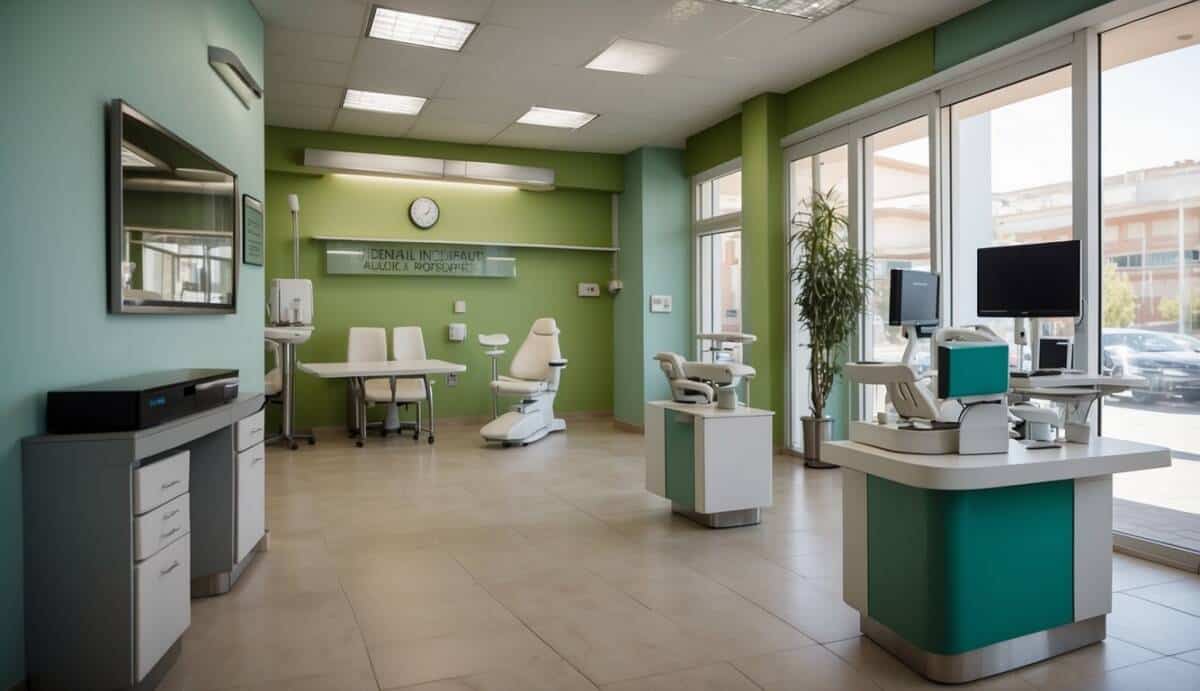 A dental office with modern equipment and a welcoming reception area in Ciudad Real